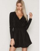 Leather blanket fitted skirt