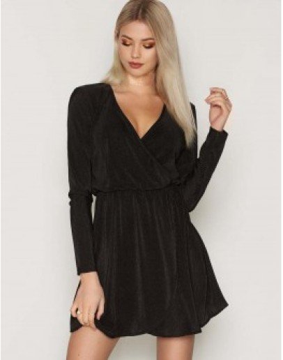 Leather blanket fitted skirt